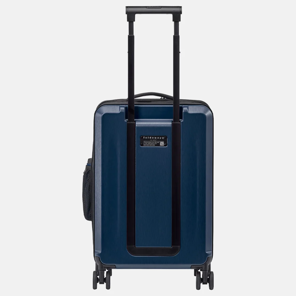 Senz Foldaway handbagage koffer opvouwbaar 55 cm midnight blue bij Duifhuizen