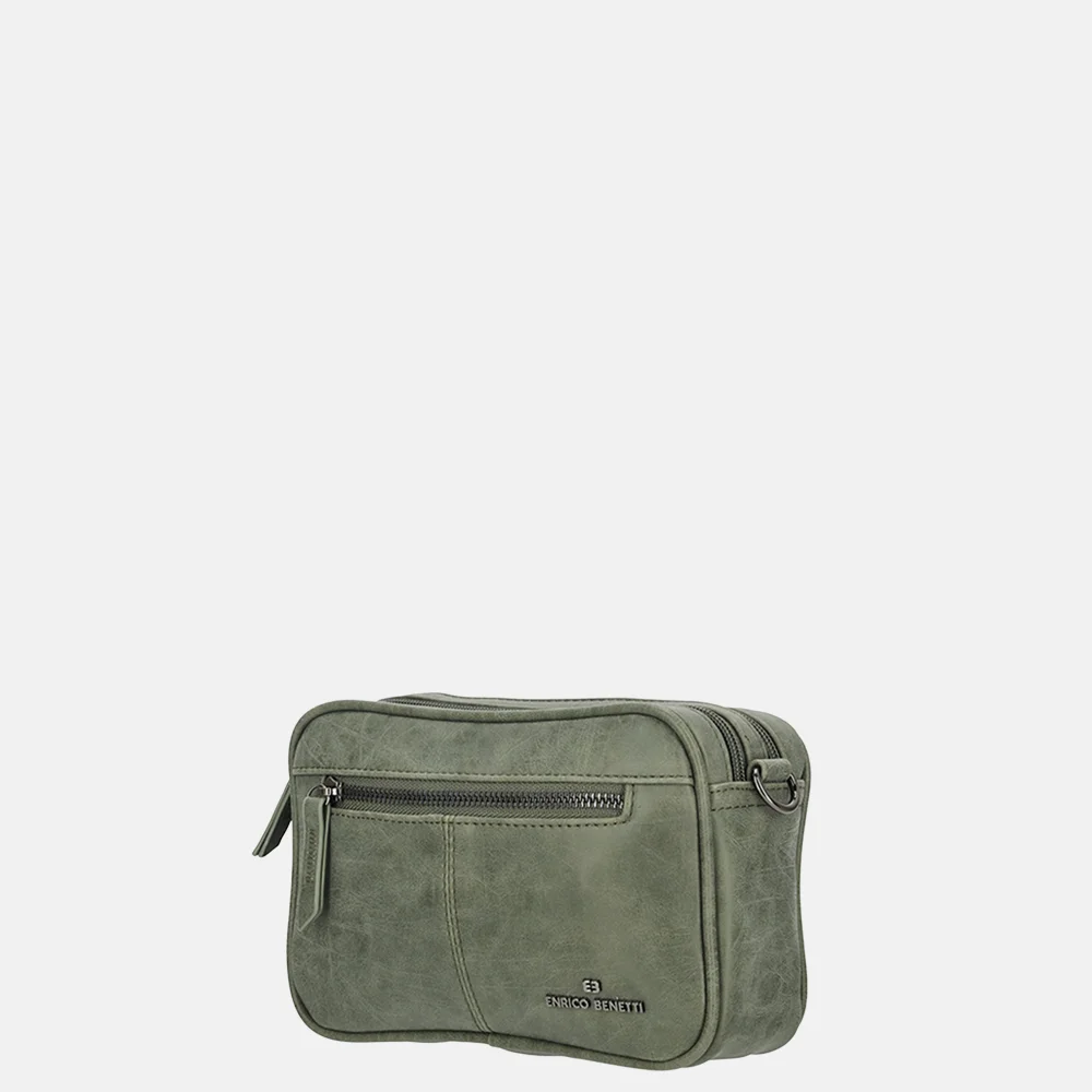 Enrico Benetti Stacey crossbody tas olijfgroen bij Duifhuizen