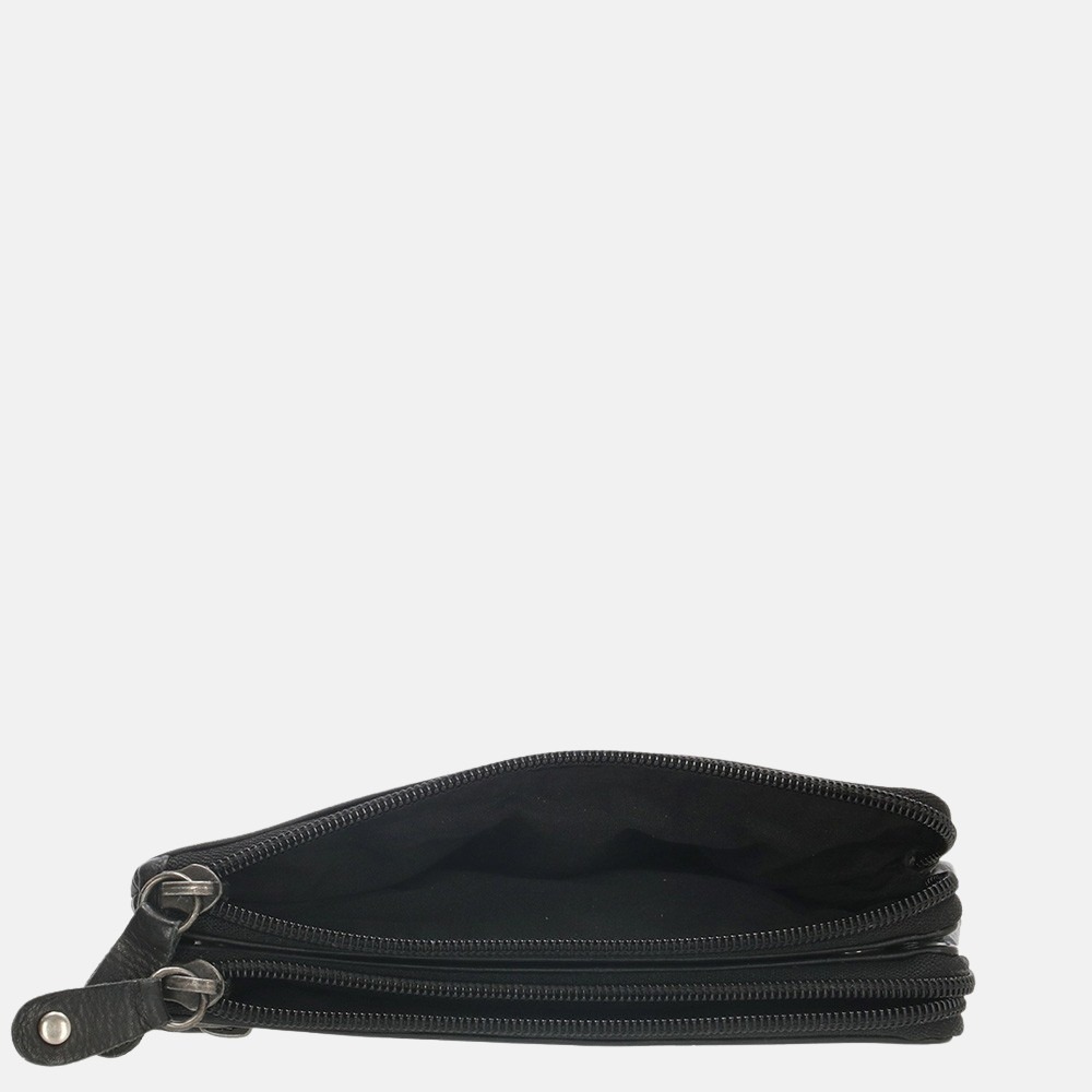 Old West Paint Rock portemonnee black bij Duifhuizen