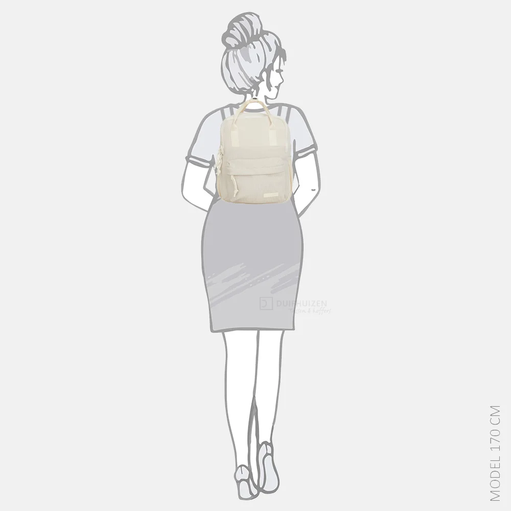 New Rebels rugzak S beige bij Duifhuizen