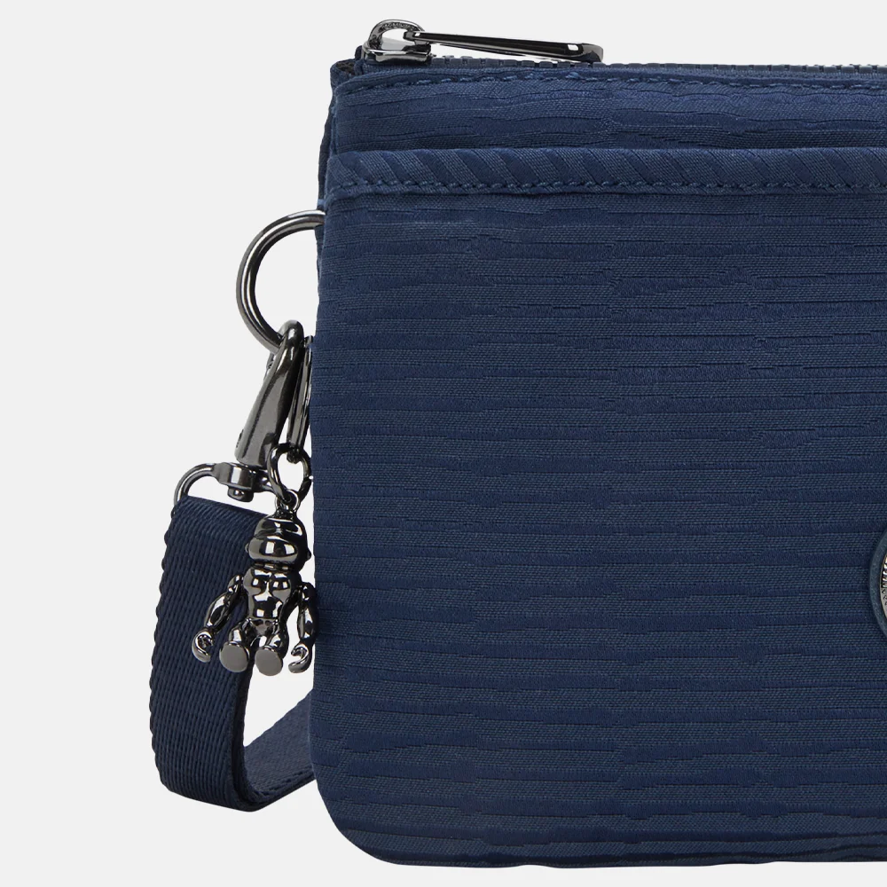 Kipling Riri crossbody tas night ocean jacquard bij Duifhuizen