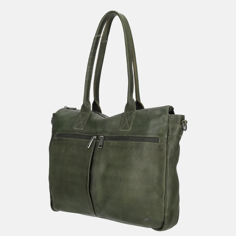 Bear Design laptop shopper 15 inch green bij Duifhuizen