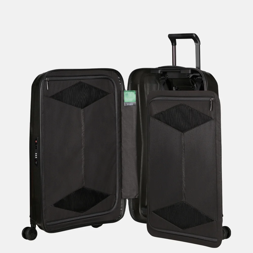 Samsonite Major-Lite koffer 69 cm Black bij Duifhuizen