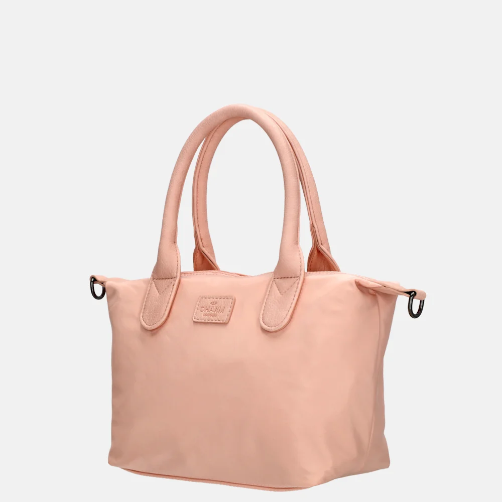 Charm London Buckingham Mono handtas lichtroze bij Duifhuizen