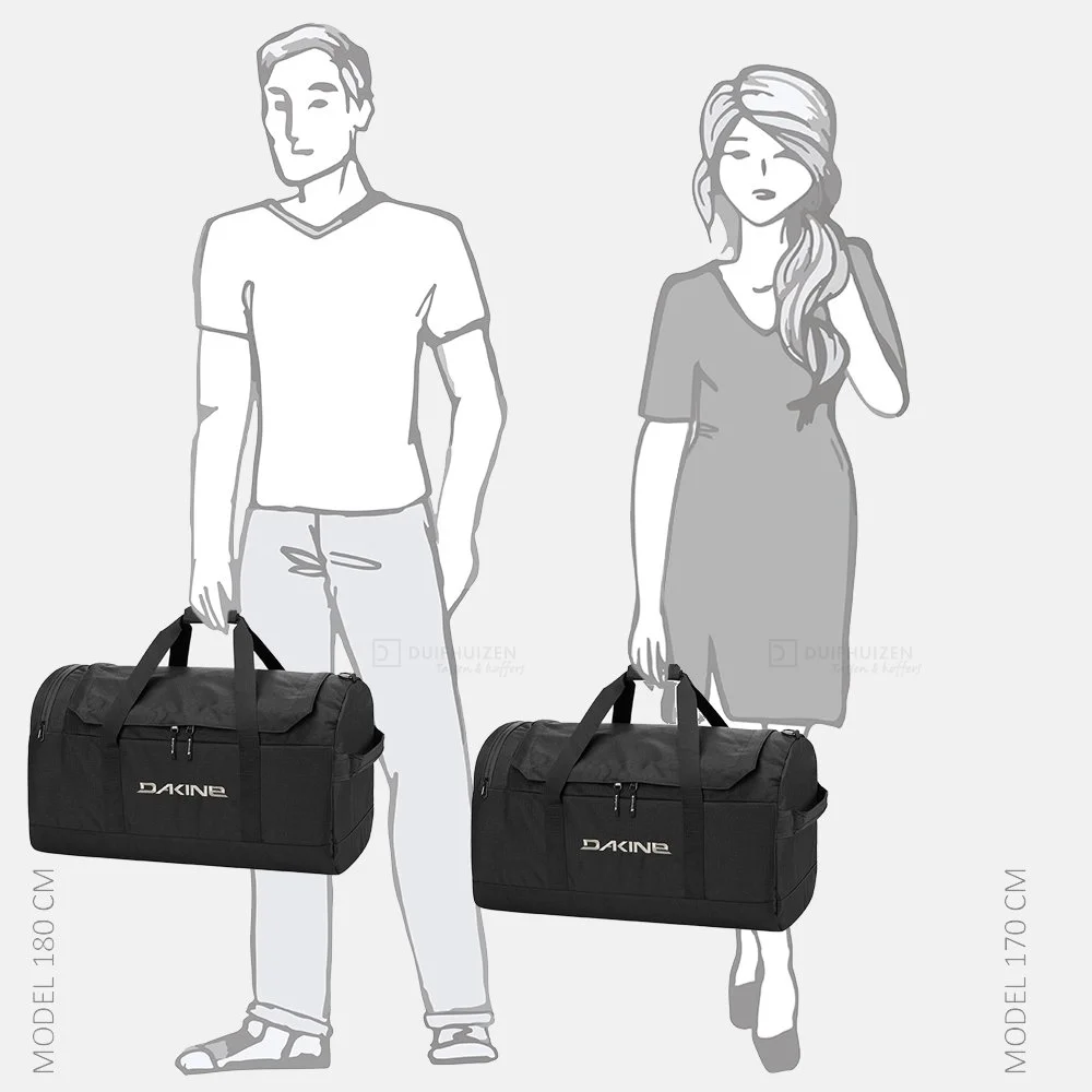 Dakine EQ Duffle weekendtas 70L black bij Duifhuizen
