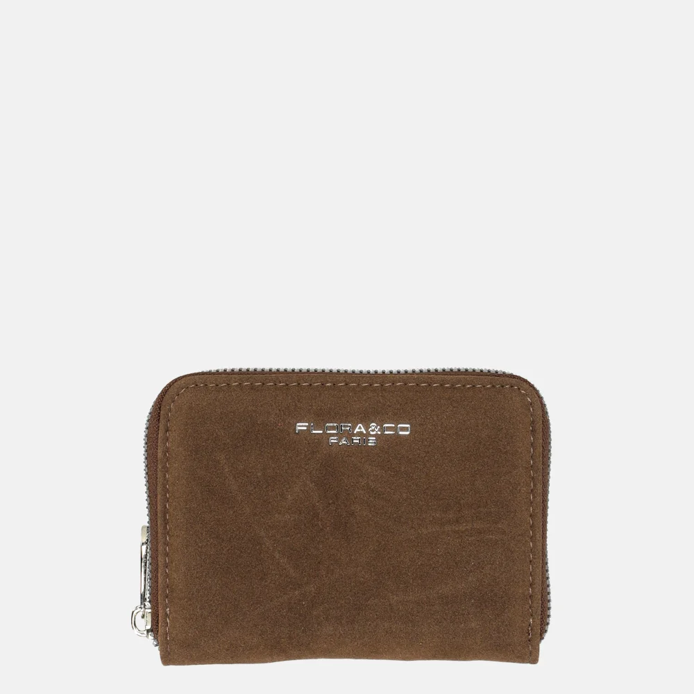 Flora & Co Suedine portemonnee S chocolat