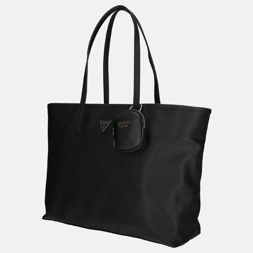 Guess Power Play Tech tote shopper black bij Duifhuizen