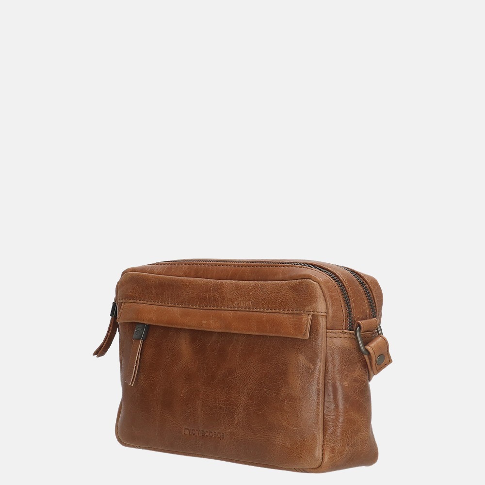 Micmacbags Porto schoudertas brown bij Duifhuizen