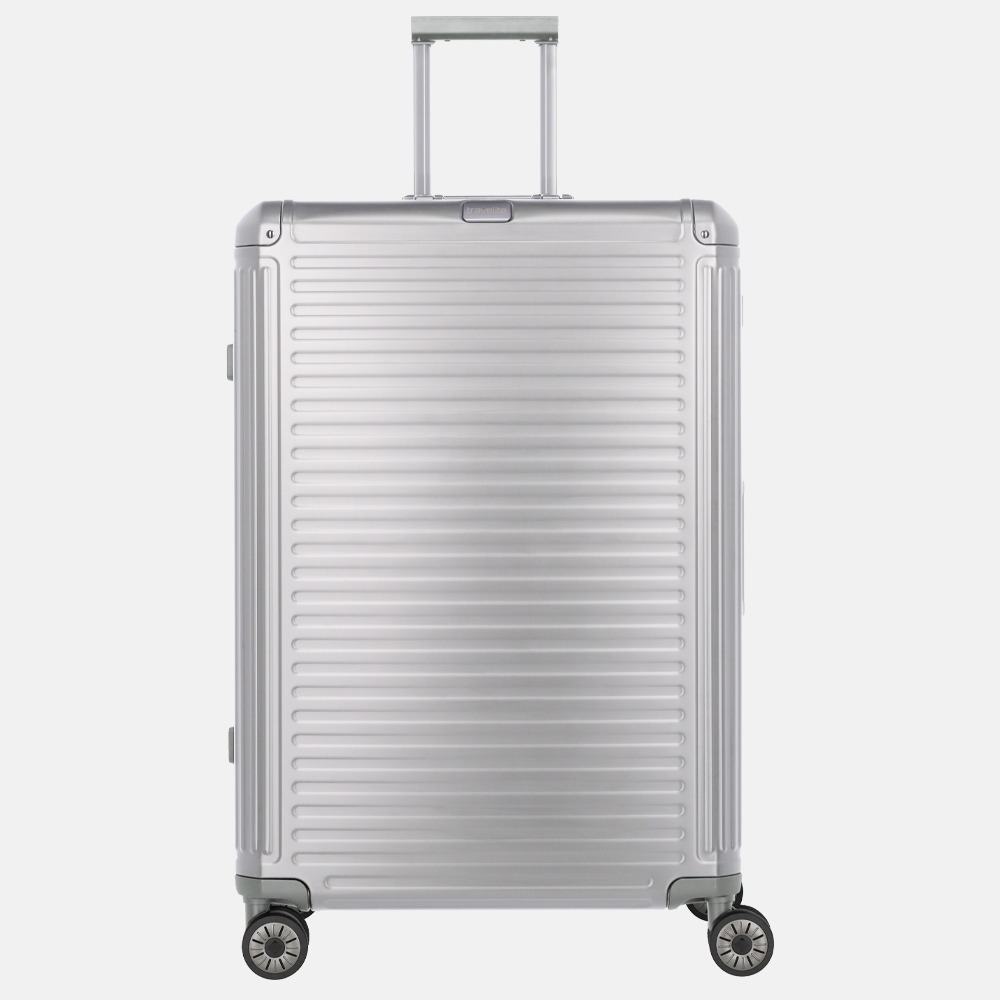 Travelite Next koffer 77 cm silver bij Duifhuizen