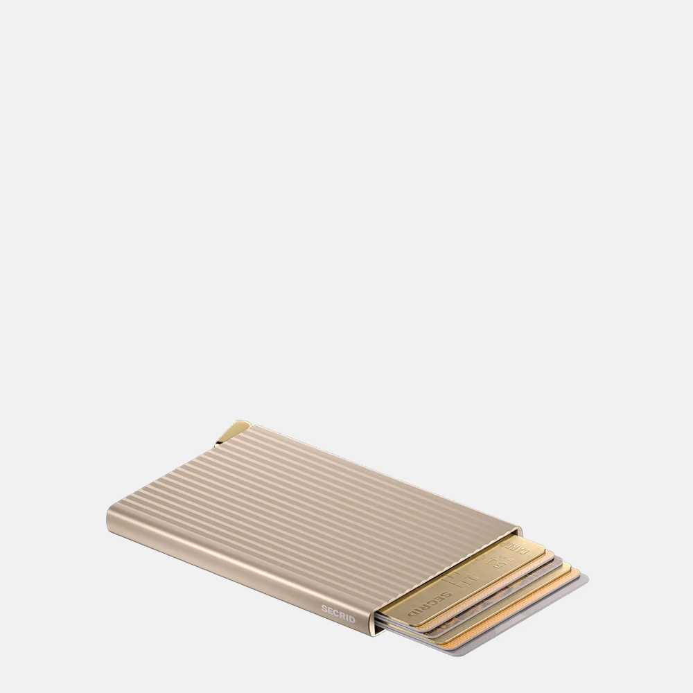 Secrid Premium Cardprotector pasjeshouder Fluted Cashmere +  bij Duifhuizen