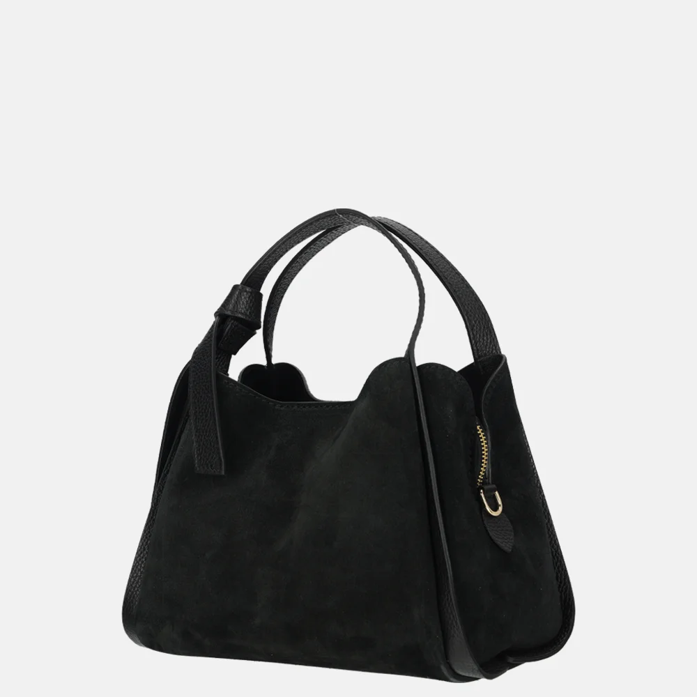 Charm London Knott handtas S zwart bij Duifhuizen