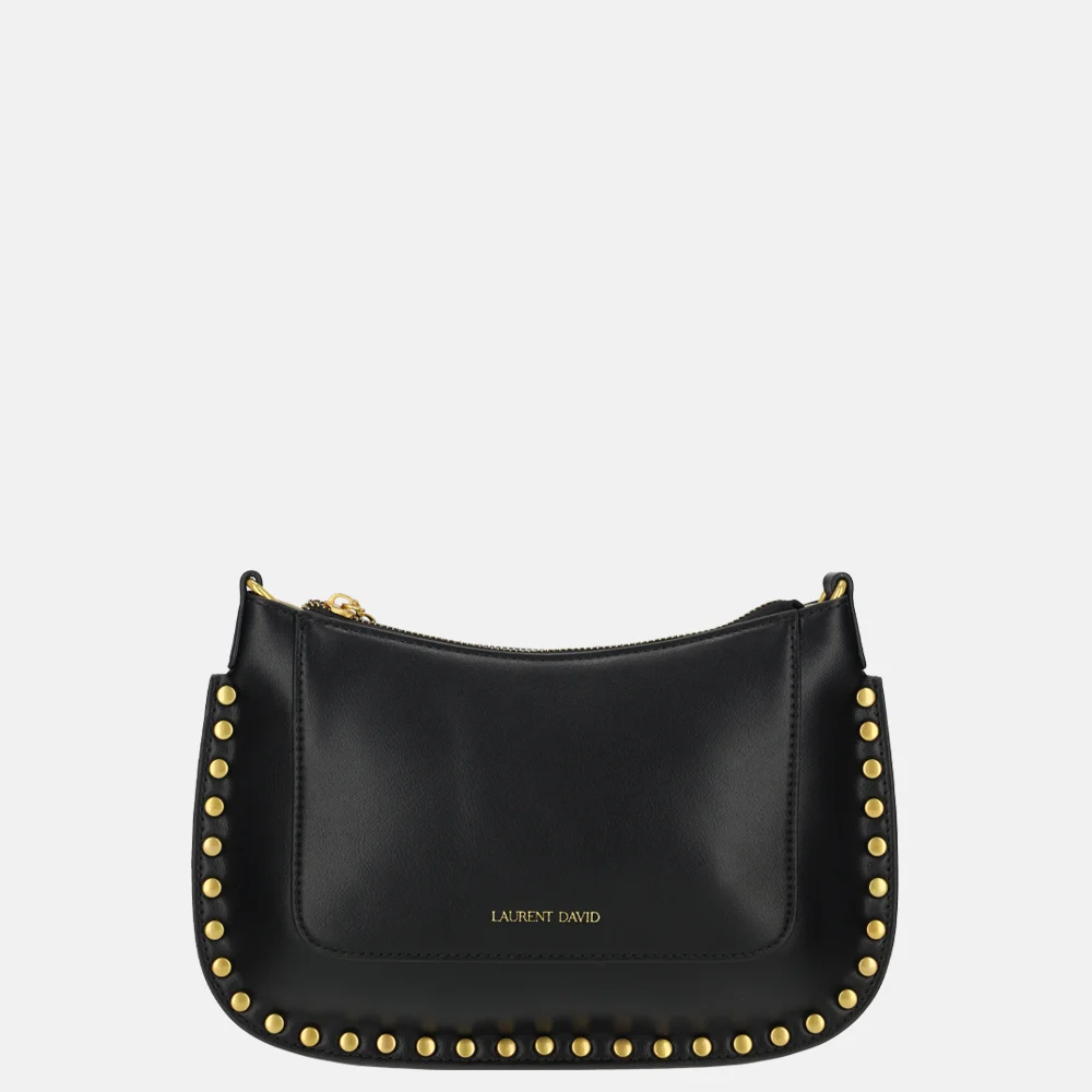 Laurent David crossbody tas studs black bij Duifhuizen
