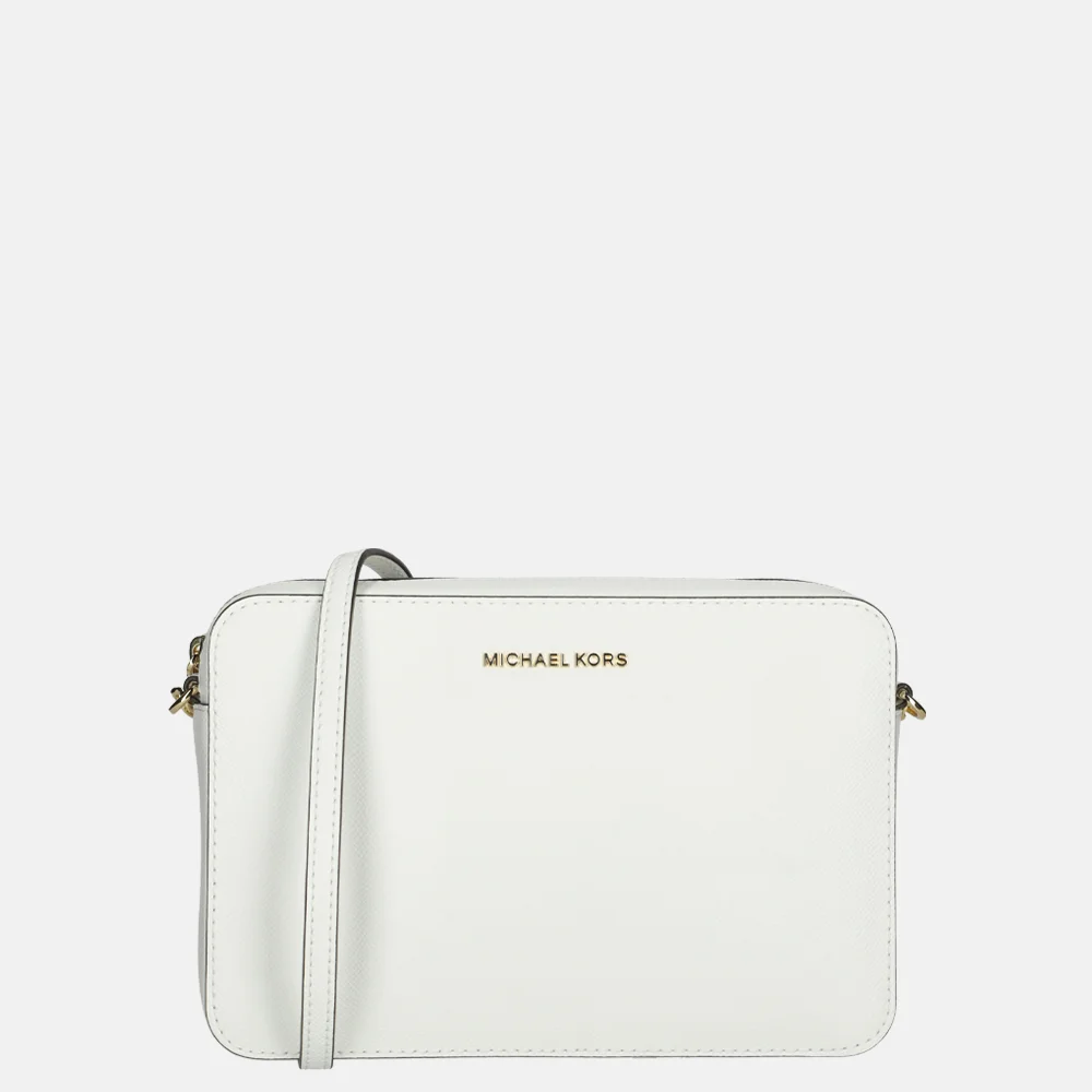 Michael Kors Crossgain crossbody tas optic white bij Duifhuizen