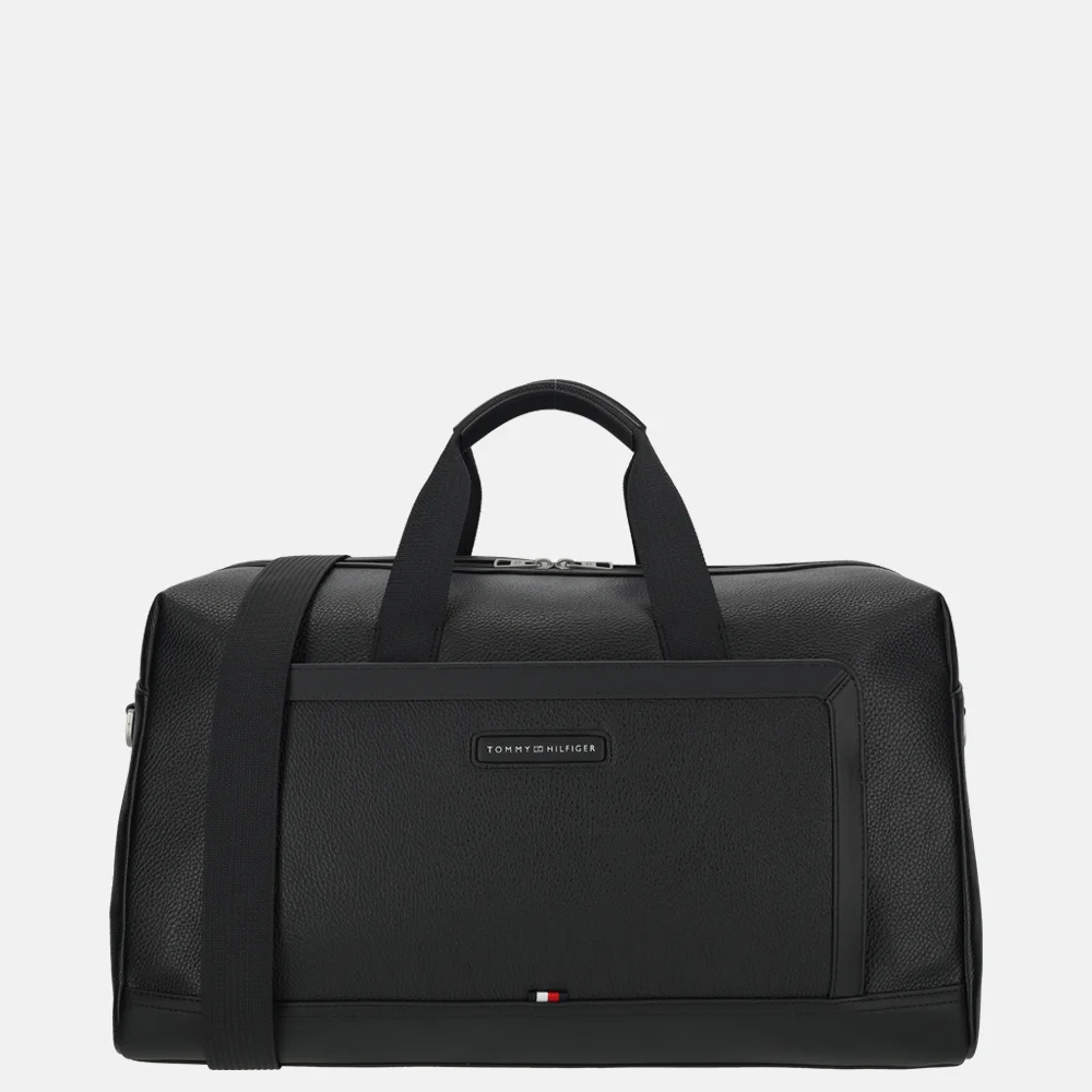 Tommy Hilfiger central duffle bag weekendtas black bij Duifhuizen
