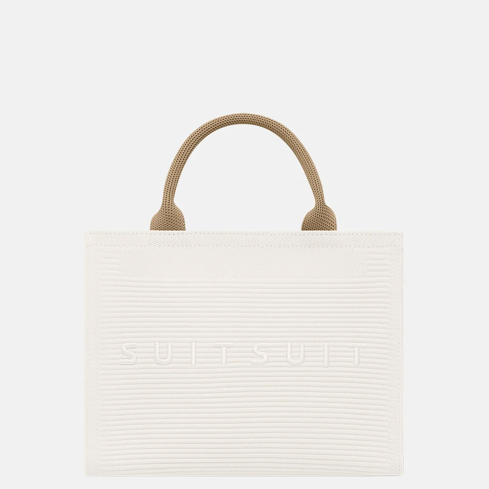 Suitsuit Fusion reistas/shopper mini white swan bij Duifhuizen