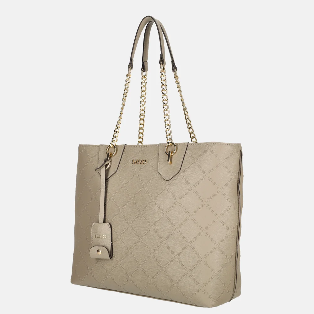 Liu Jo Adonide shopper desert taupe bij Duifhuizen