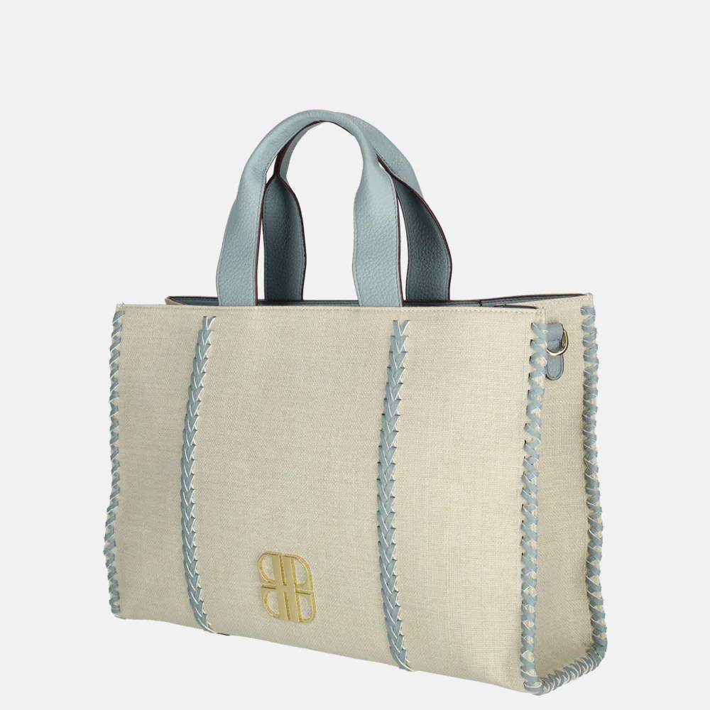 Laurent David handtas light blue bij Duifhuizen