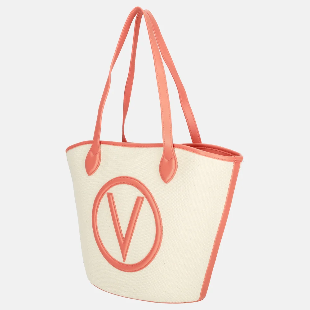 Valentino Bags Covent shopper natur/coral bij Duifhuizen