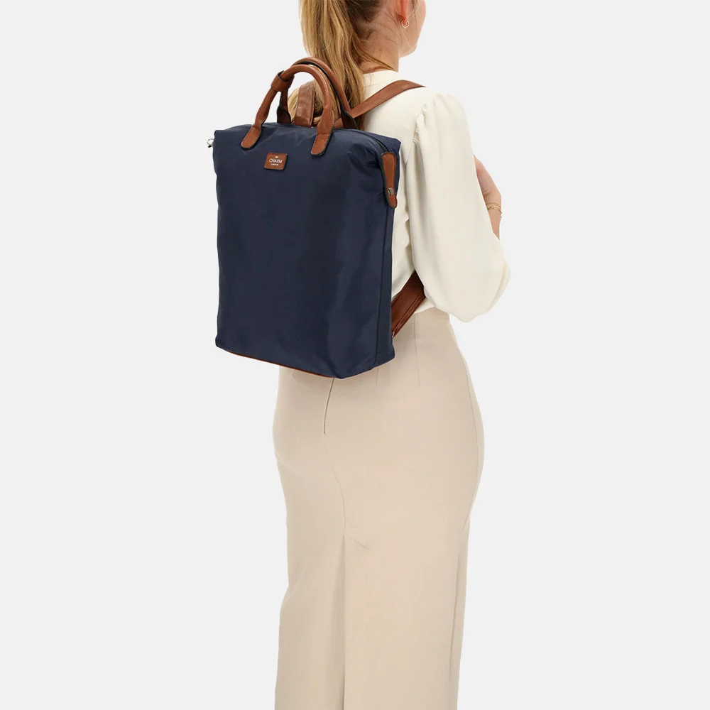 Charm London Buckingham laptoprugzak 14 inch blauw bij Duifhuizen