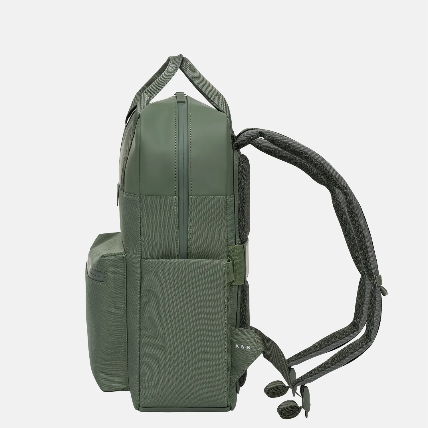 Kapten & Son Bergen Pro rugzak 15 inch dusty green bij Duifhuizen