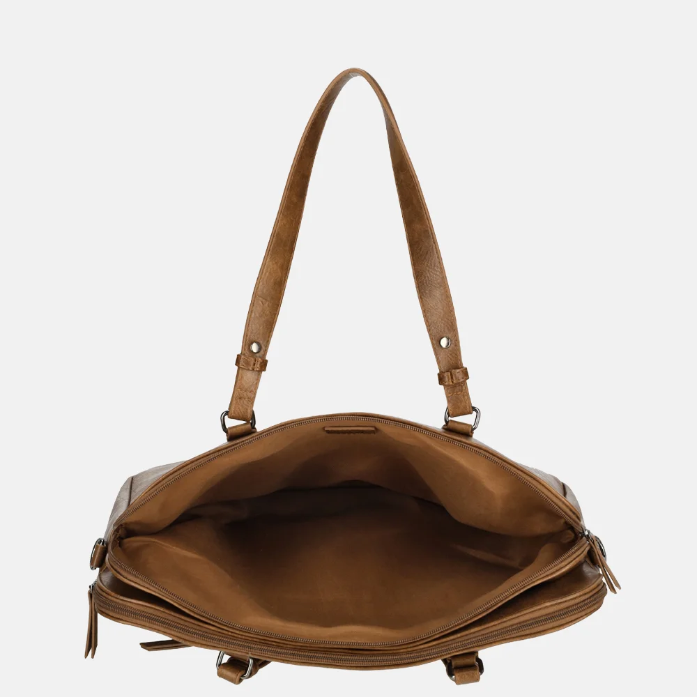 Enrico Benetti Julia shopper camel bij Duifhuizen