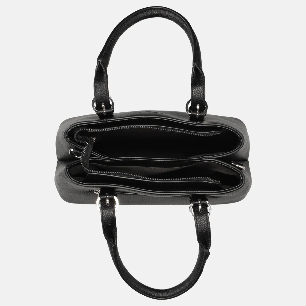 Flora & Co handtas black bij Duifhuizen