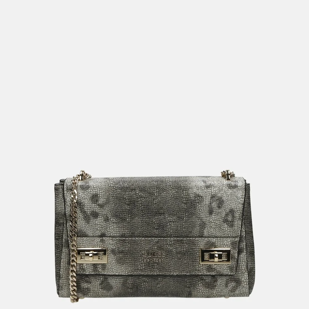 Guess Katey crossbody tas charcoal bij Duifhuizen
