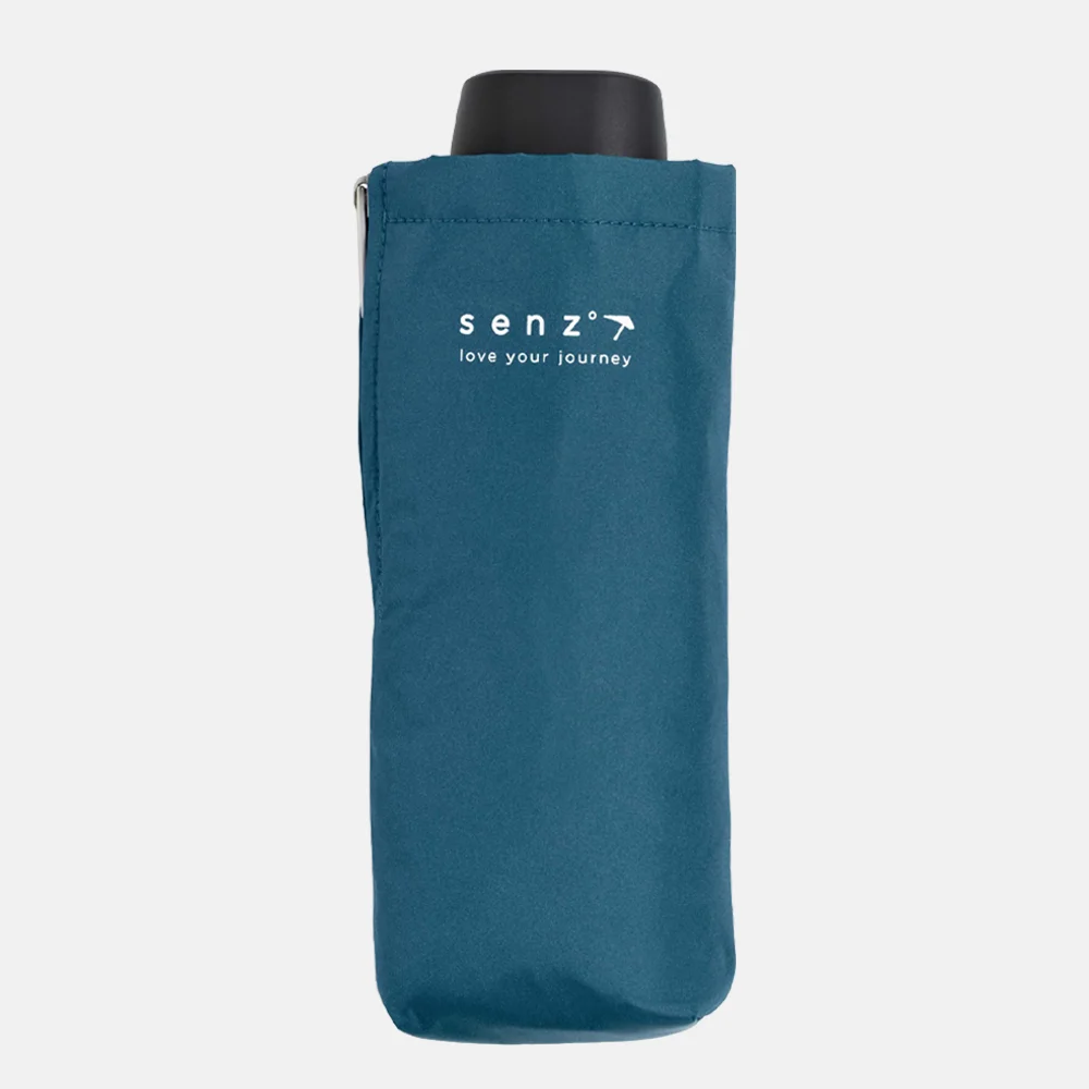 Senz micro opvouwbare paraplu lyons blue bij Duifhuizen