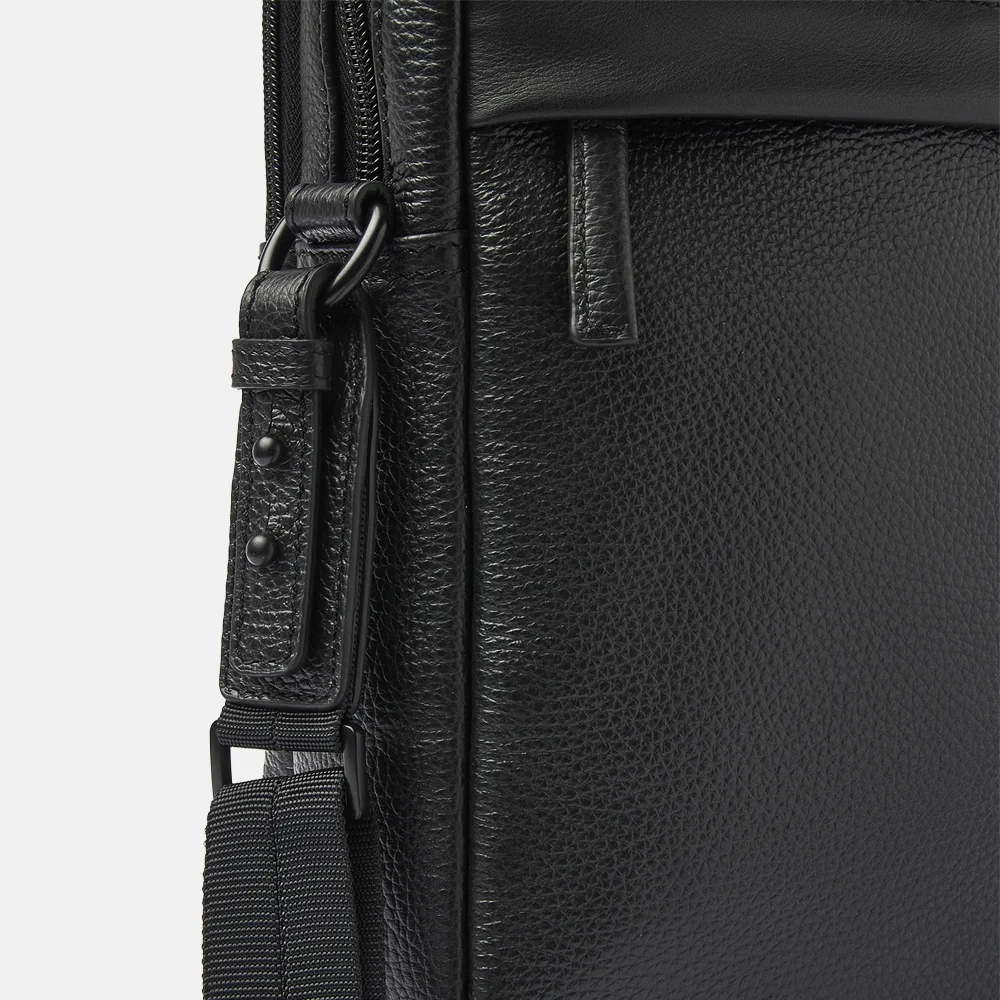 Castelijn en Beerens Moss laptoptas 17 inch zwart bij Duifhuizen