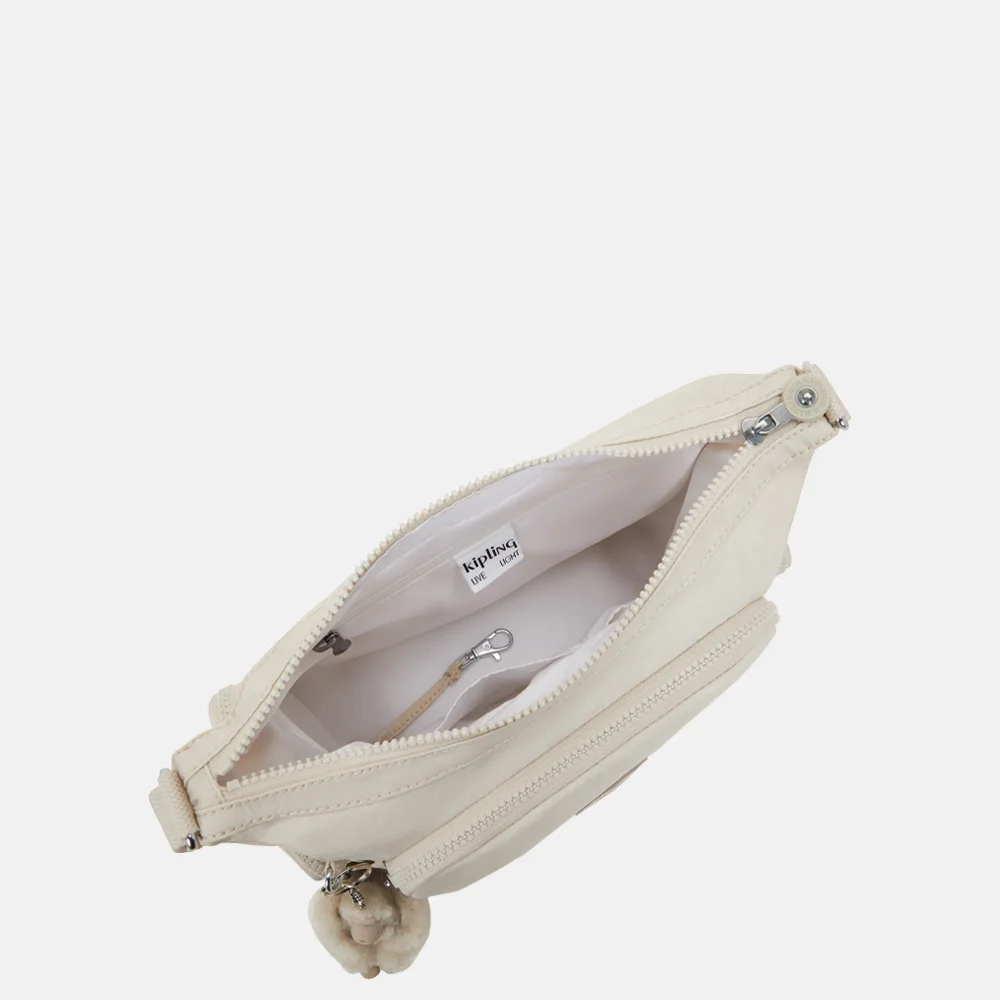 Kipling GABB schoudertas S hideaway beige bij Duifhuizen