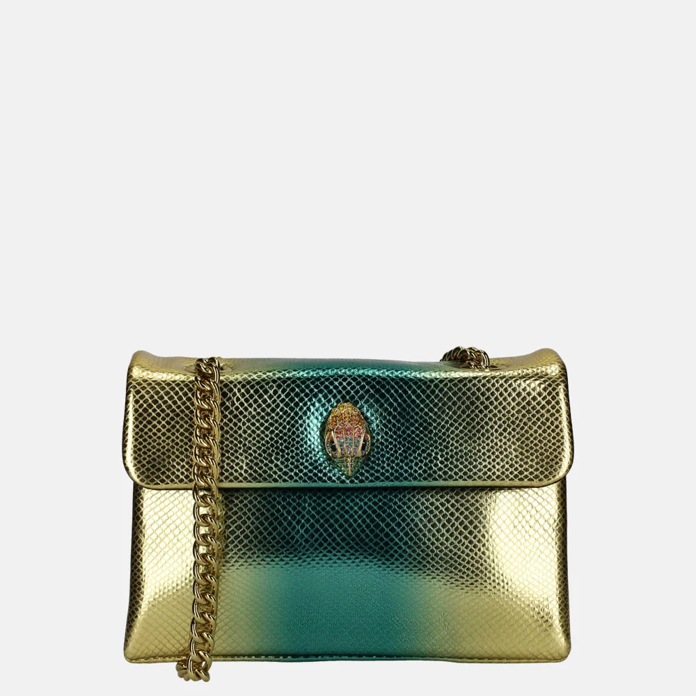 Kurt Geiger Kensington lizard schoudertas gold/combi