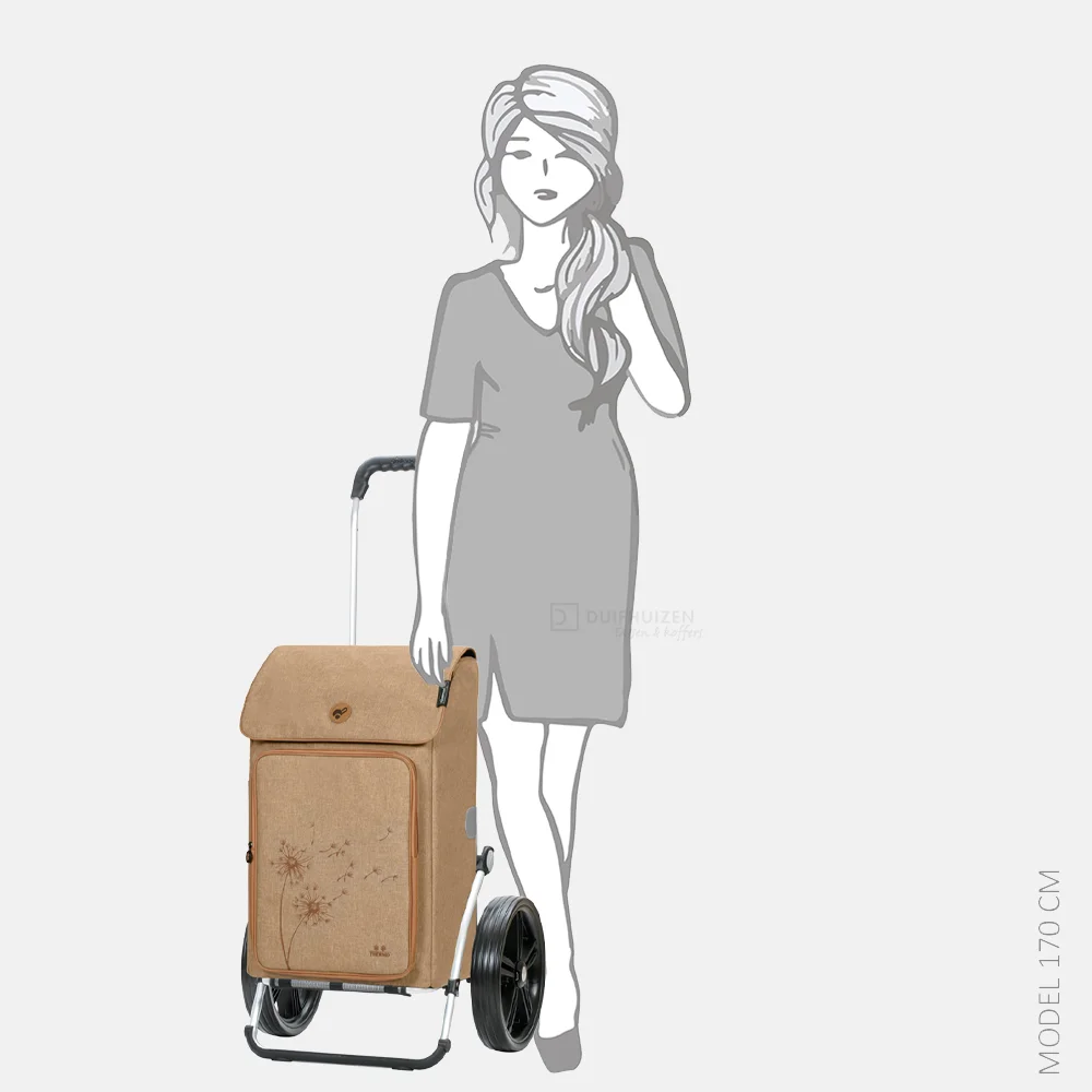 Andersen Royal Shopper Erbo boodschappentrolley beige bij Duifhuizen