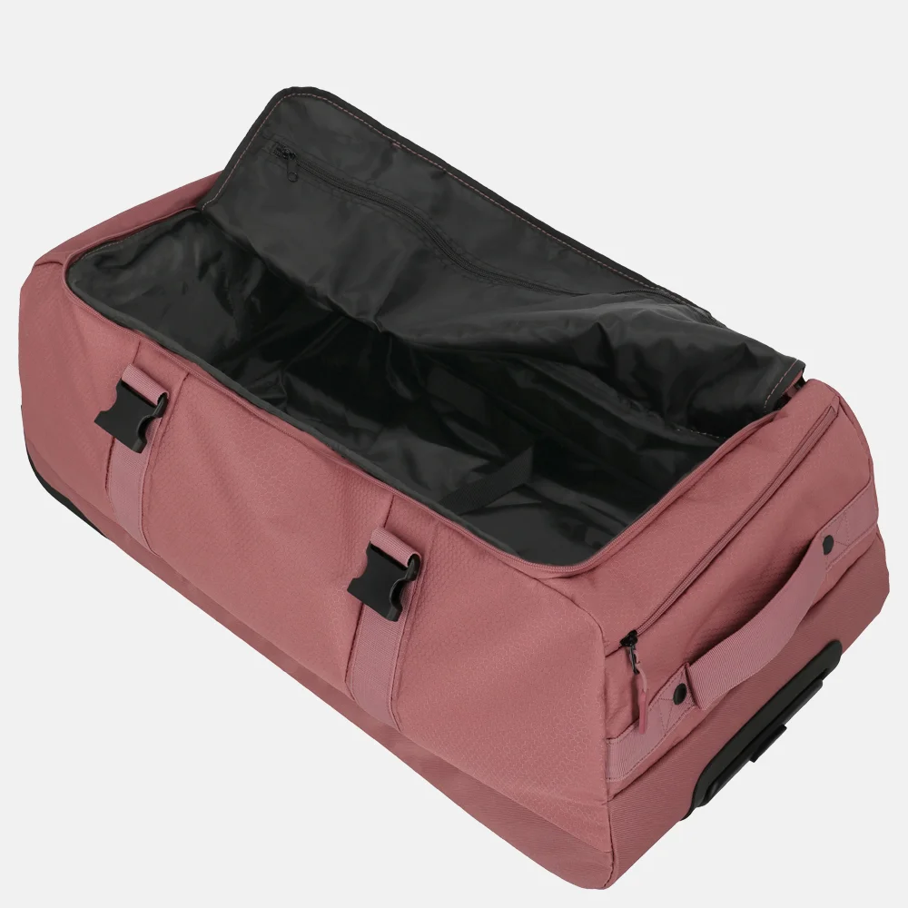 Travelite Kick Off Wheeled Duffle L reistas rose bij Duifhuizen