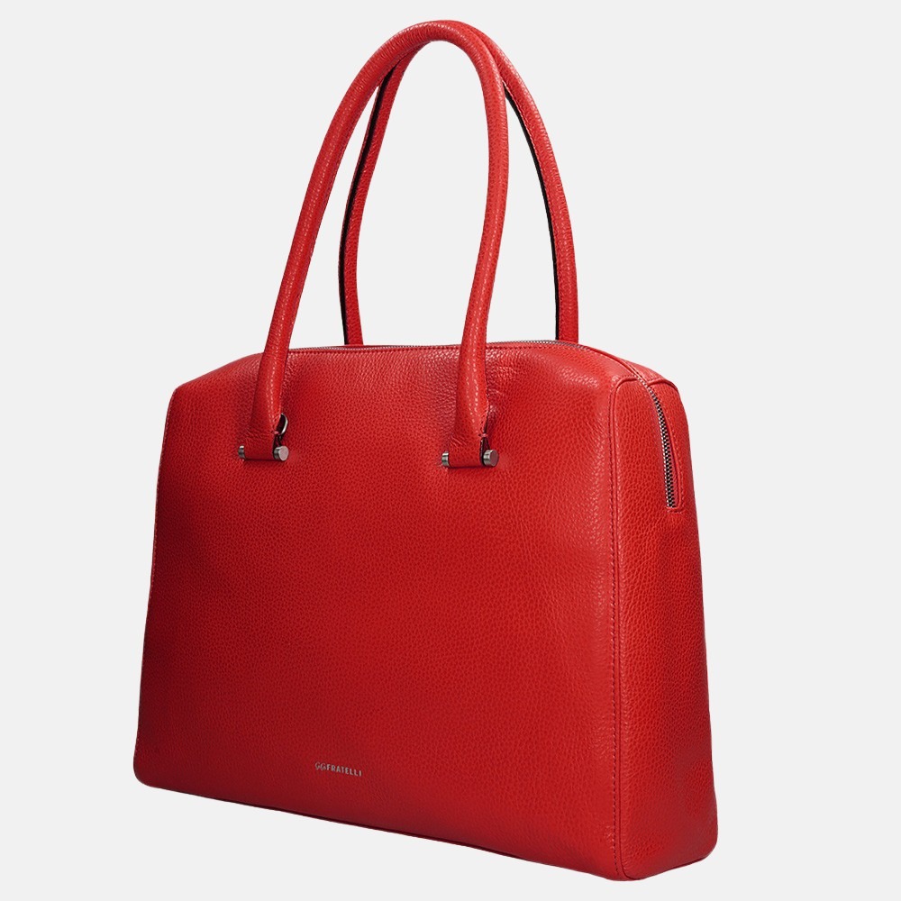 GiGi Fratelli Romance Business shopper 13.3  inch red bij Duifhuizen