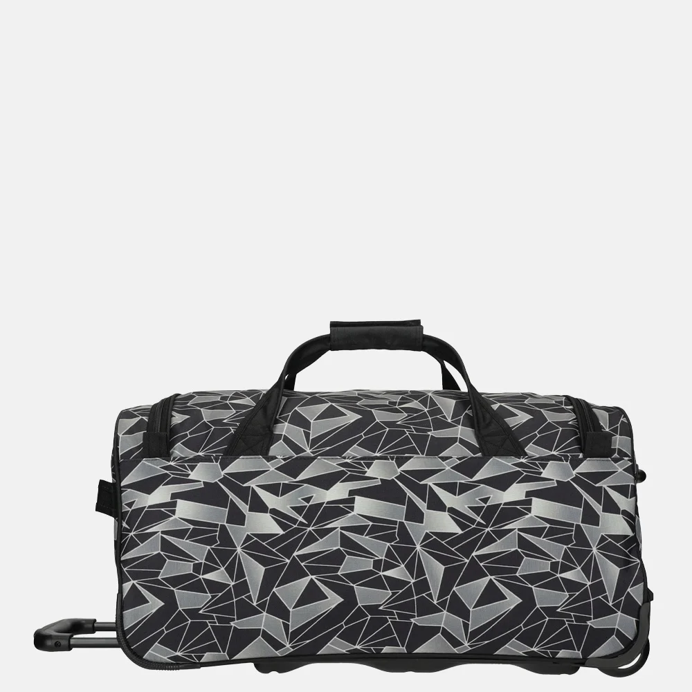 Enrico Benetti Santa Cruz wieltas 55cm black-grey bij Duifhuizen