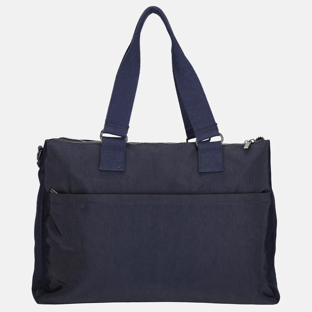 Enrico Benetti Suzie laptoptas 15 inch blauw bij Duifhuizen