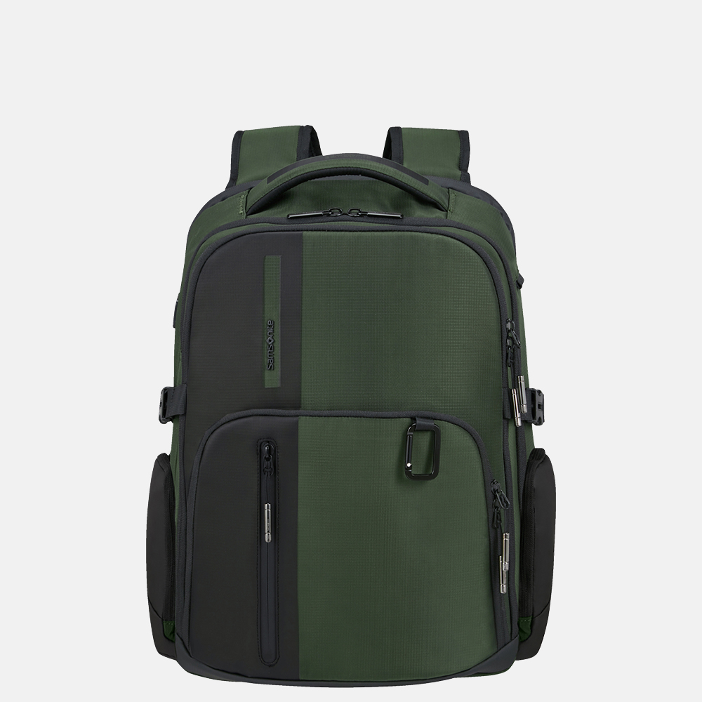 Samsonite Biz2go rugzak 15 inch  earth green bij Duifhuizen