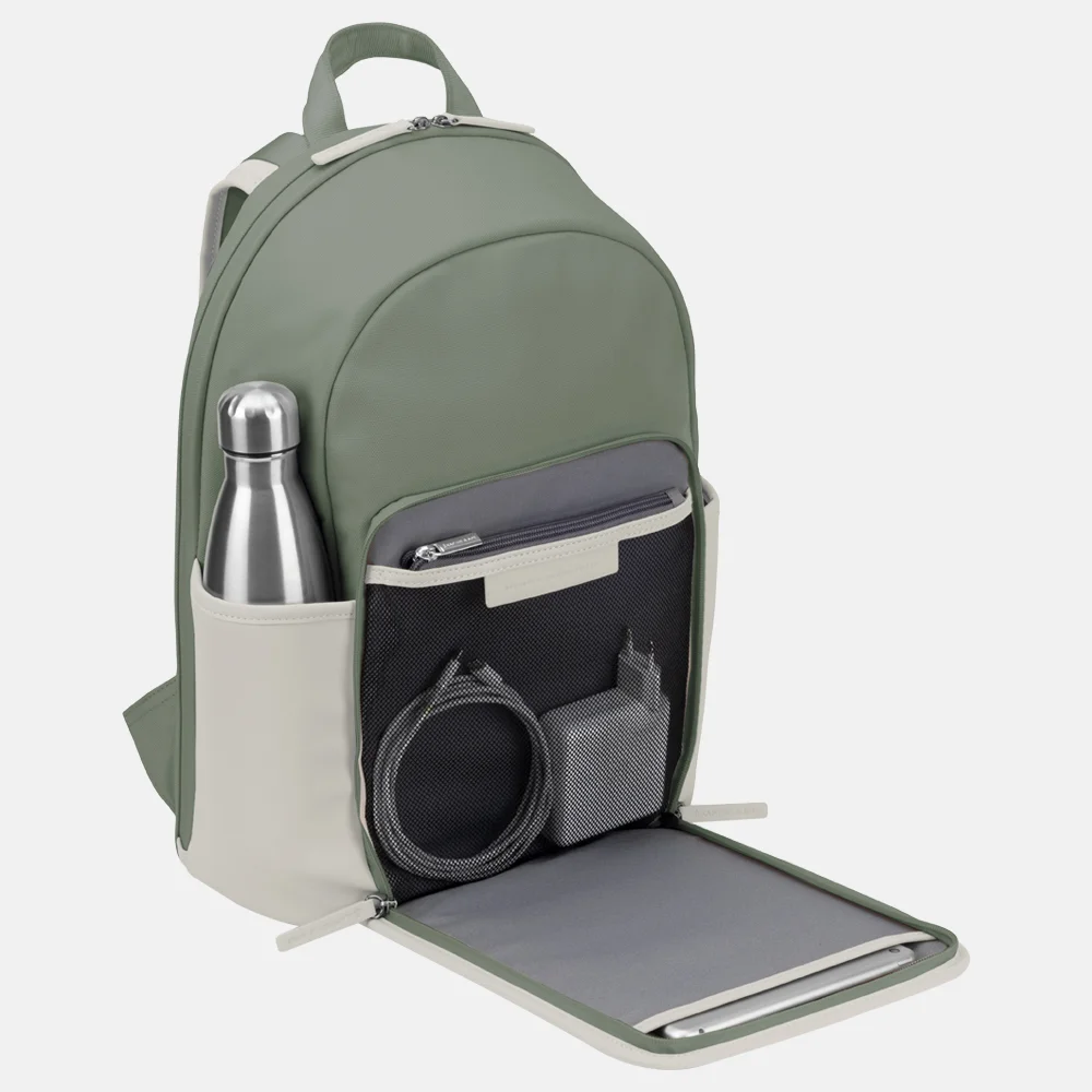 Kapten & Son Aalborg rugzak muted sage bij Duifhuizen