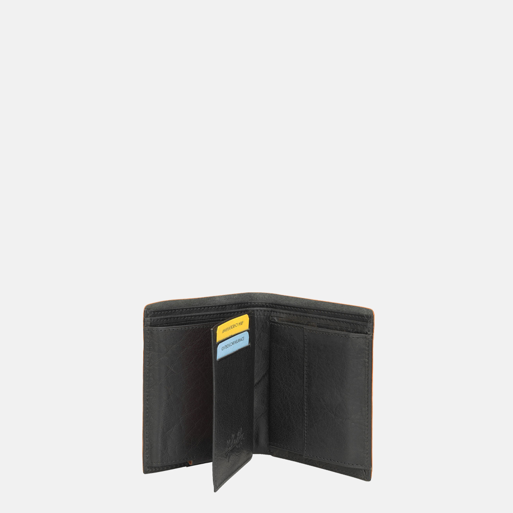 DR Amsterdam billfold S black bij Duifhuizen
