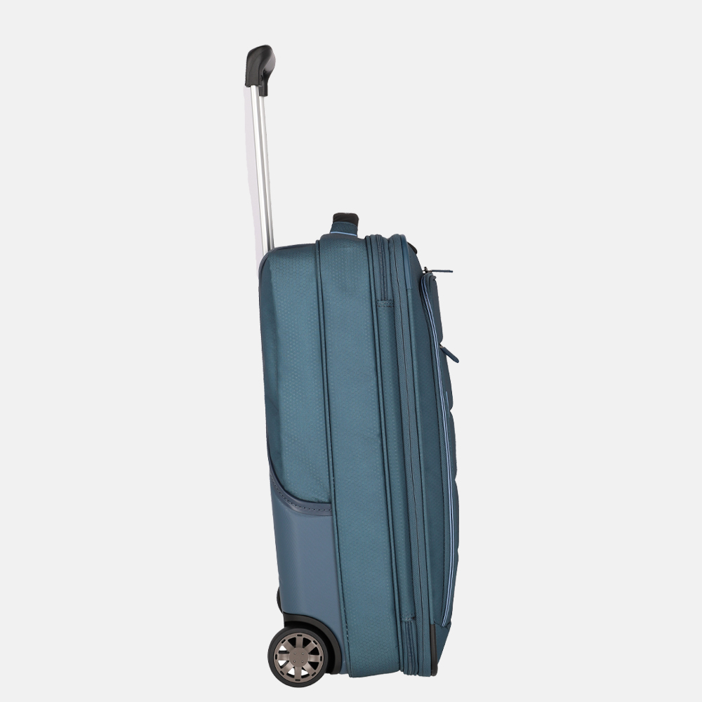 Travelite Upright koffer 55 cm blue bij Duifhuizen