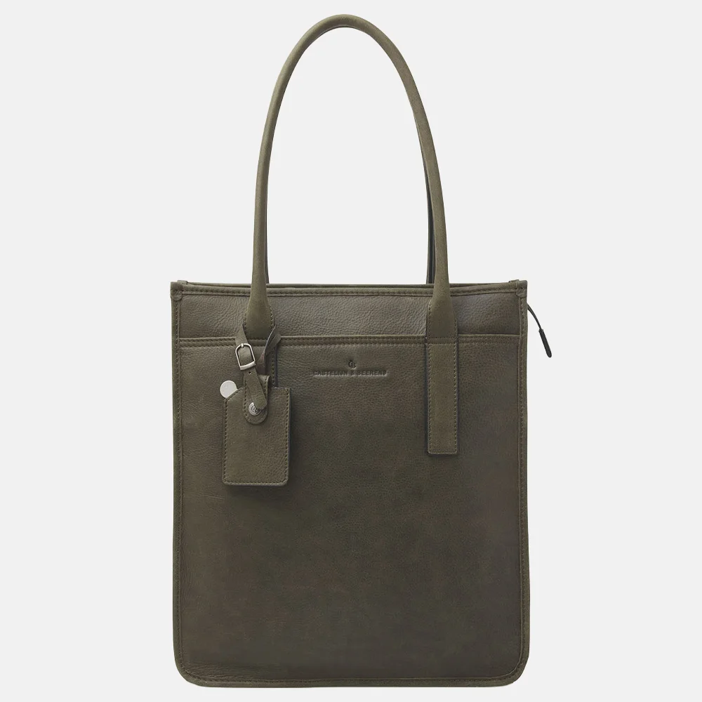 Castelijn en Beerens Carisma laptoptas 15.6 inch groen bij Duifhuizen