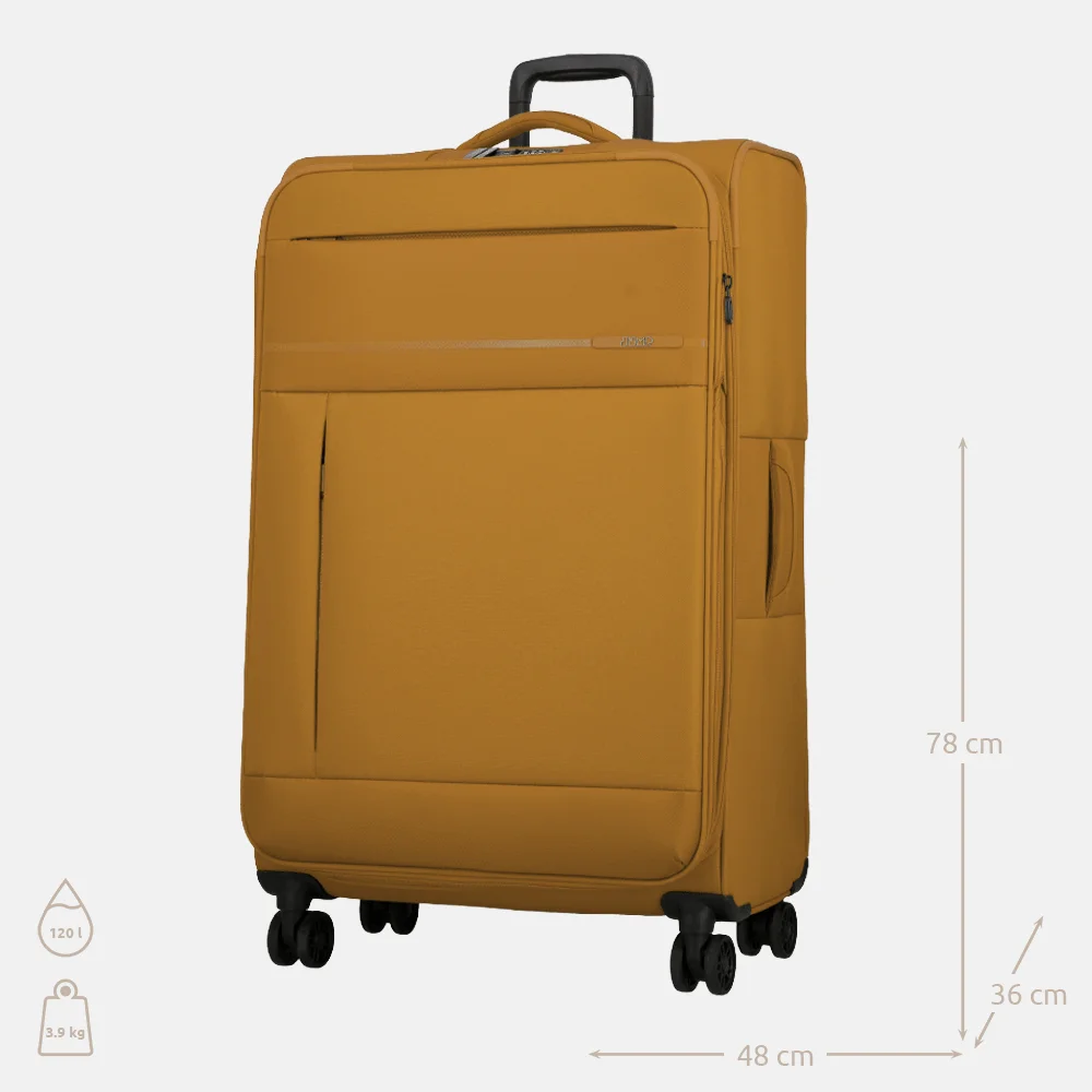 Jump Monthelys Spinner 78 cm reiskoffer jaune bij Duifhuizen