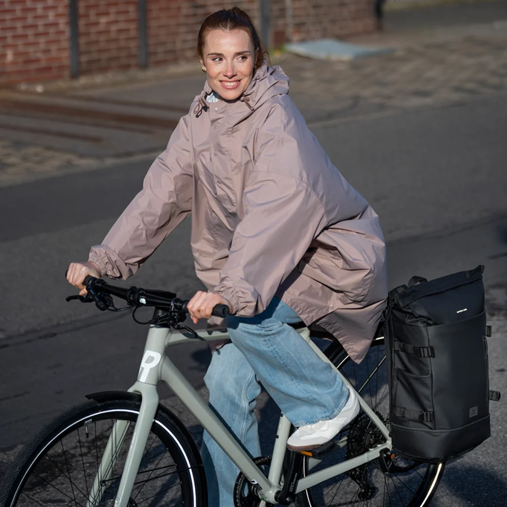 Kapten & Son regenjas/poncho muted rose bij Duifhuizen