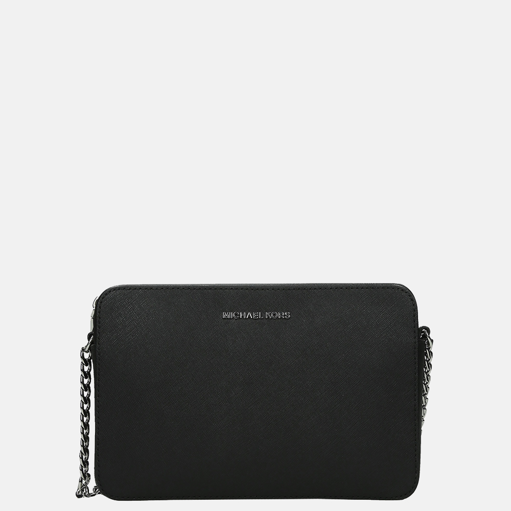 Michael Kors Jet Set crossbody tas L black bij Duifhuizen