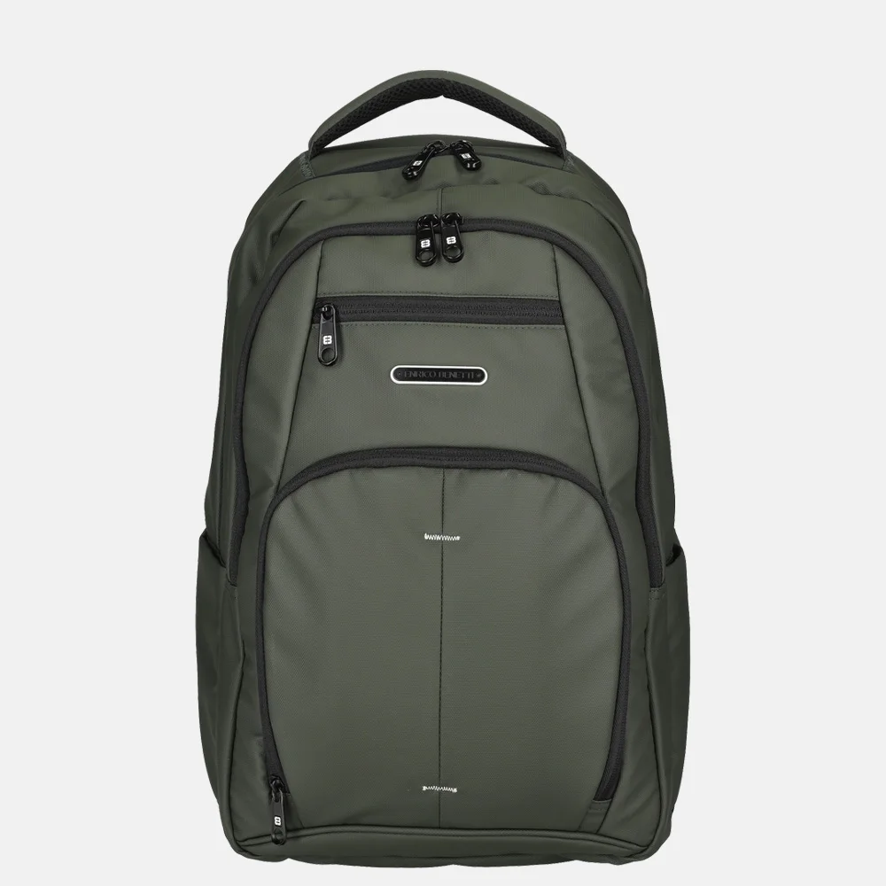 Enrico Benetti Northem laptoprugzak 15 inch olijfgroen