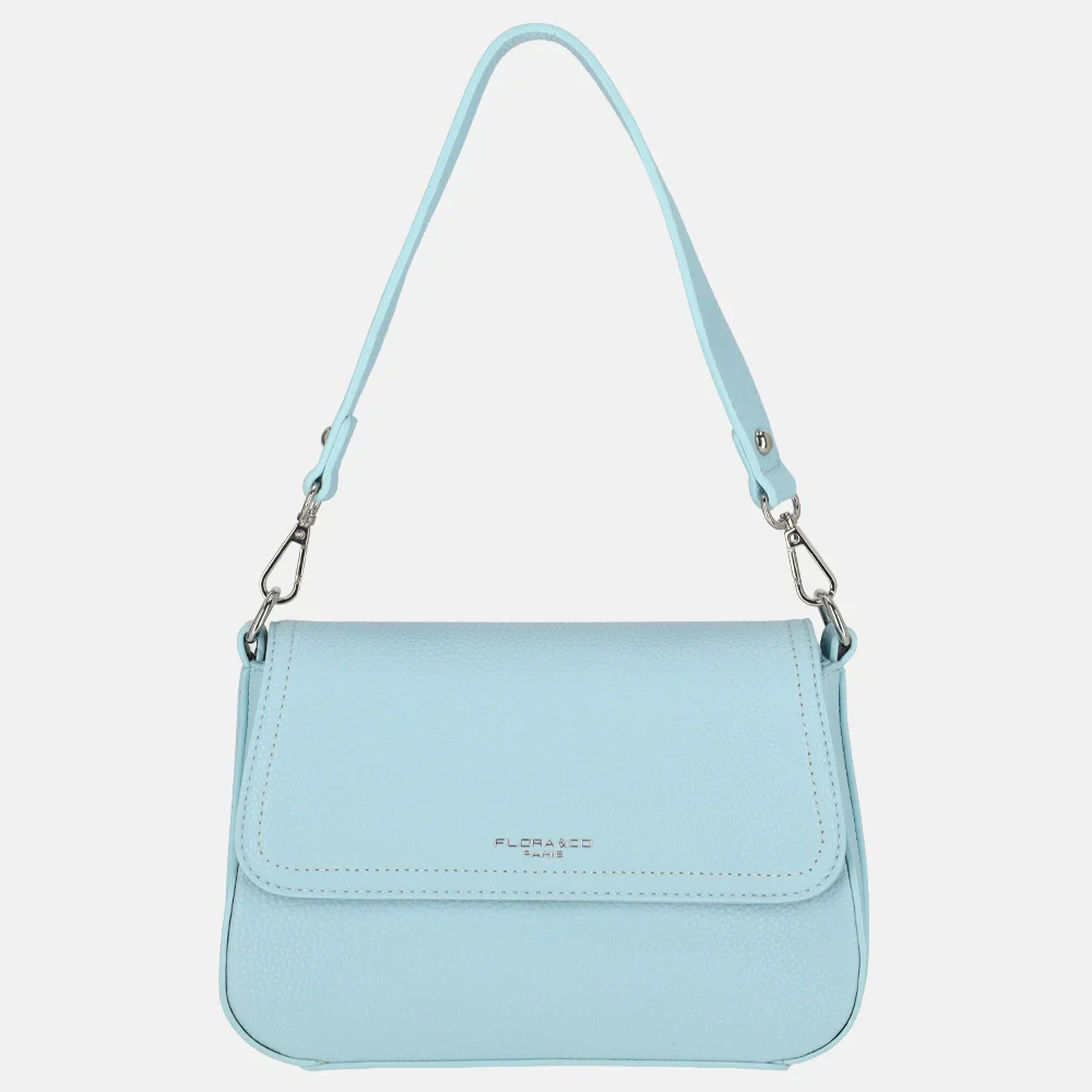 Flora & Co crossbody tas light blue bij Duifhuizen