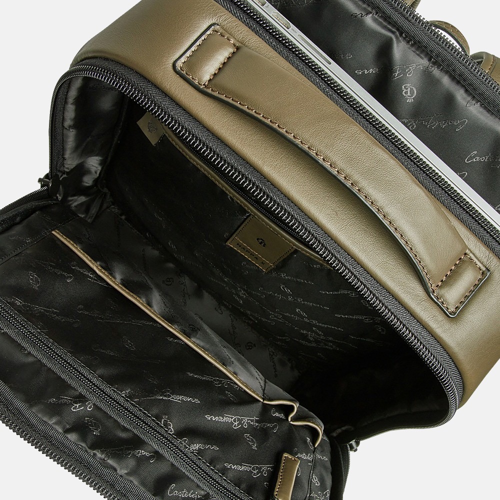 Castelijn & Beerens Victor rugzak 15.6 inch dark militairy bij Duifhuizen