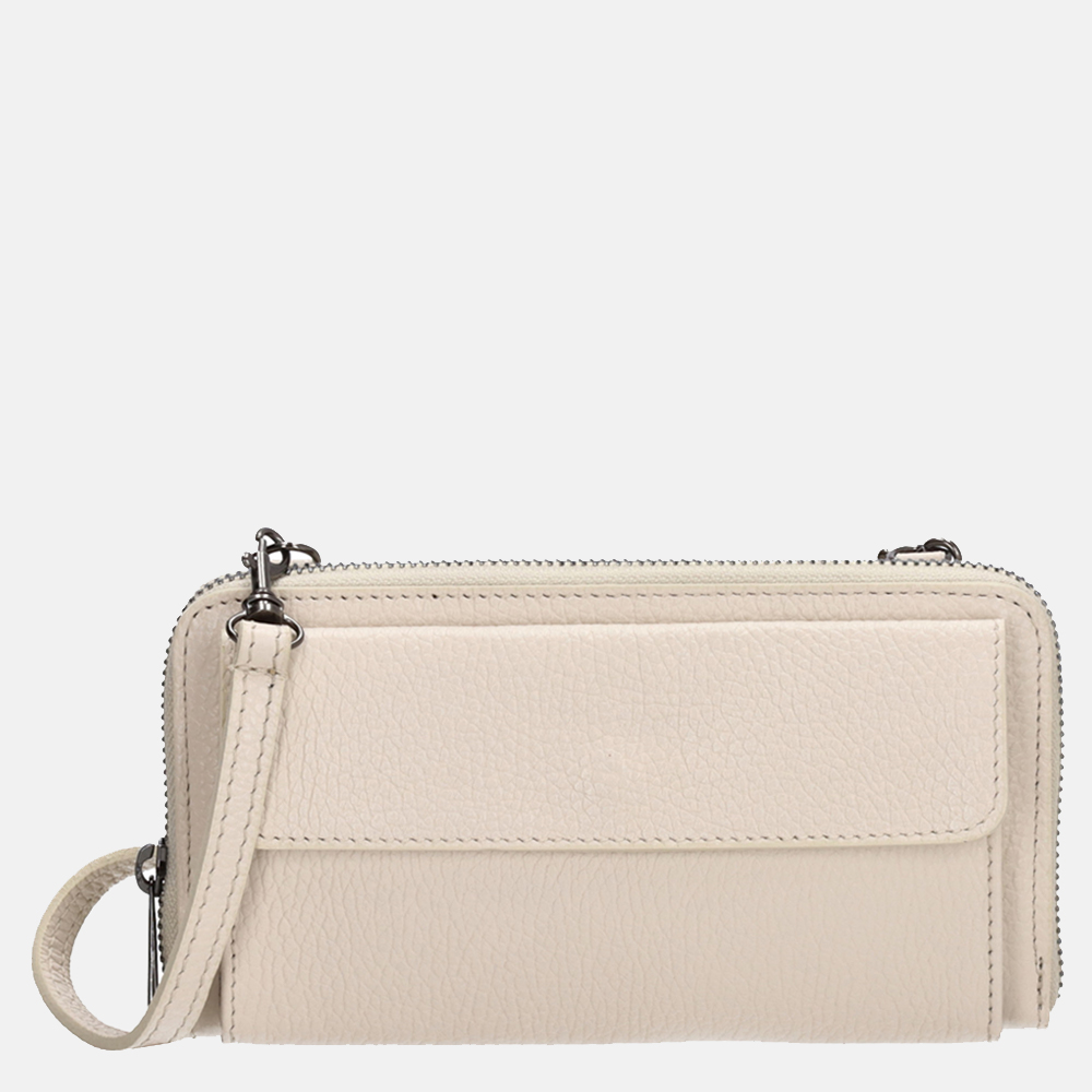 Charm London portemonnee/crossbody tas beige bij Duifhuizen