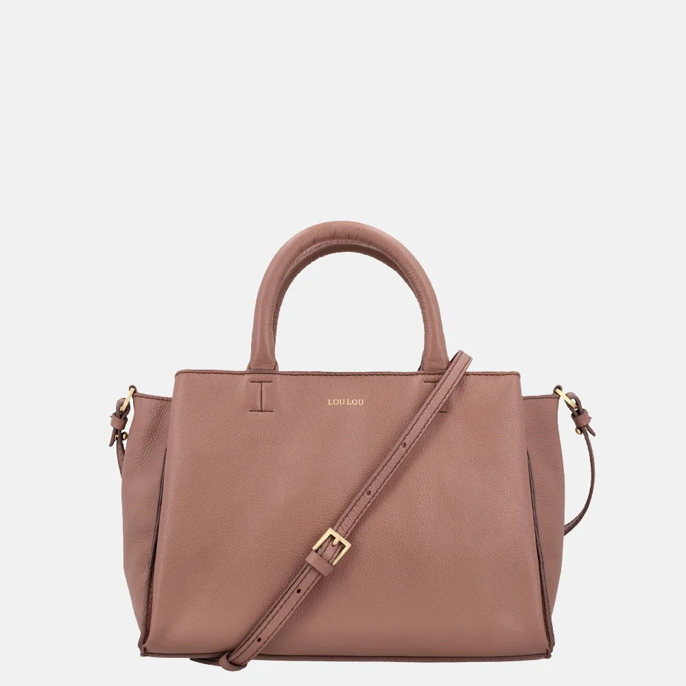 Loulou Essentiels Vera handtas M mocha mousse
