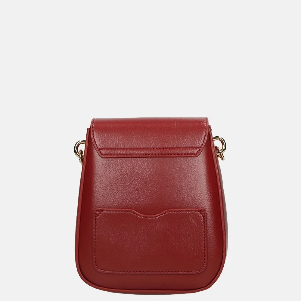 Daniele Donati crossbody tas/telefoontas darkred bij Duifhuizen